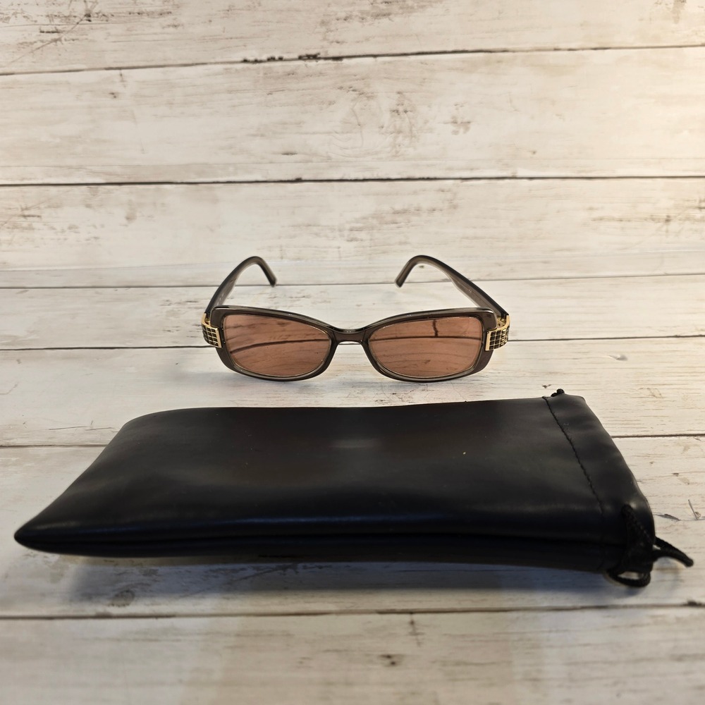 Vintage‎ Daniel Swarovski S550 6051 Sunglasses Brown Gold Made in Austria